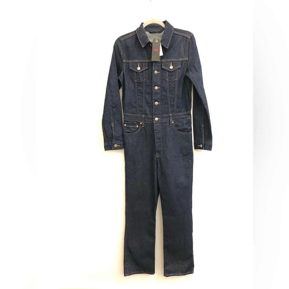 Levi’s Dark Denim Jumpsuit. Size Small.